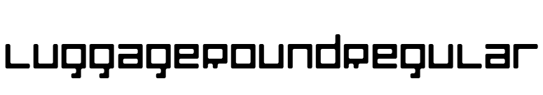 LuggageRoundRegular font preview