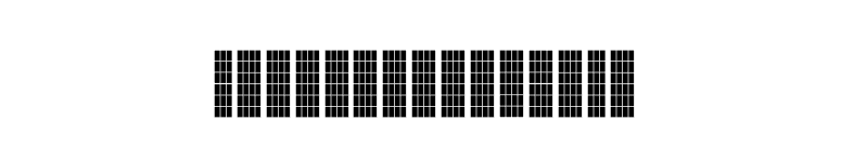 Luggagetag-Grid font preview