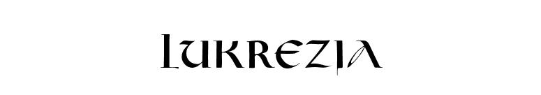 Lukrezia font preview