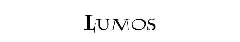 Lumos font preview