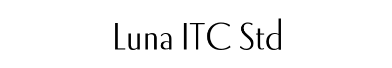 Luna ITC Std font preview