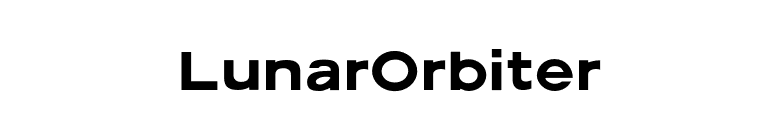 LunarOrbiter font preview