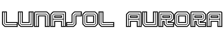 Lunasol Aurora font preview