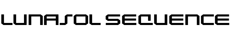 Lunasol Sequence font preview