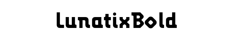 LunatixBold font preview