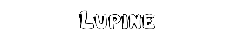 Lupine font preview