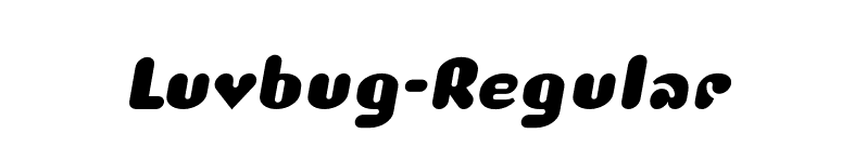 Luvbug-Regular font preview