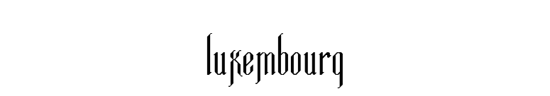 Luxembourg font preview