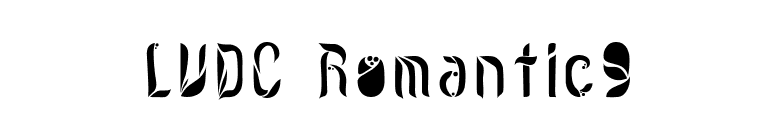 LVDC Romantic9 font preview
