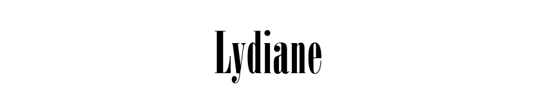 Lydiane font preview