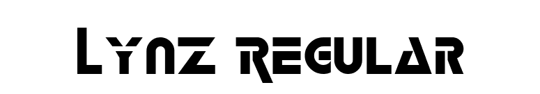 Lynz Regular font preview