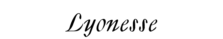 Lyonesse font preview