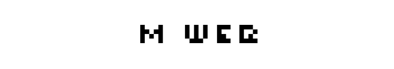 M Web font preview