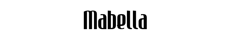 Mabella font preview