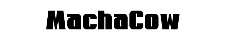 MachaCow font preview