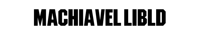 MachiavelliBld font preview