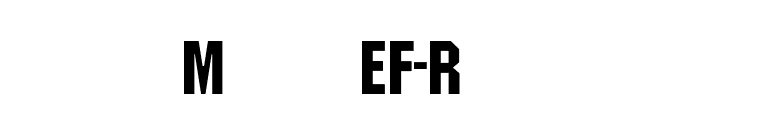 MachineEF-Regular font preview