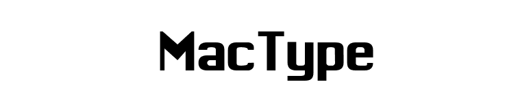 MacType font preview