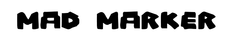 Mad Marker font preview