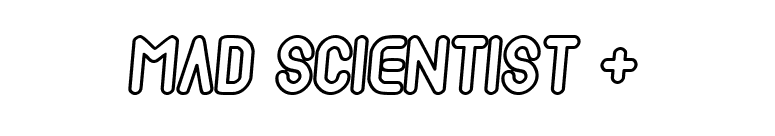 Mad scientist + font preview