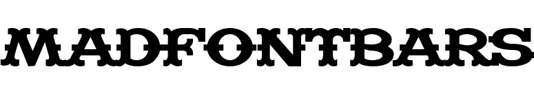 MadfontBars font preview