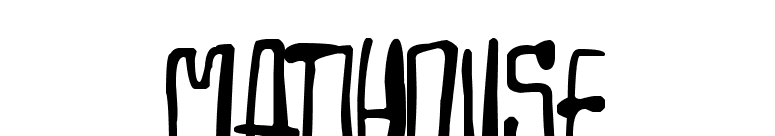 Madhouse
 font preview