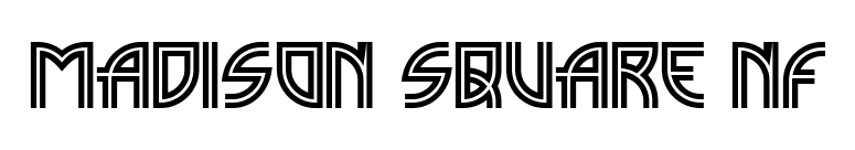 Madison Square NF font preview