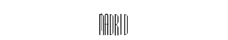 Madrid font preview