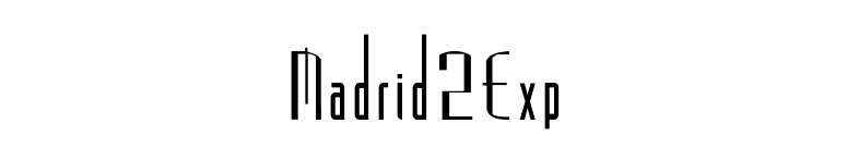 Madrid2Exp font preview