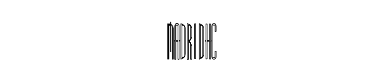 MadridHC font preview