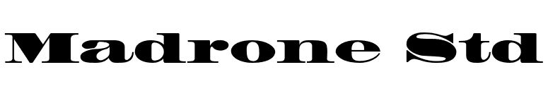 Madrone Std font preview