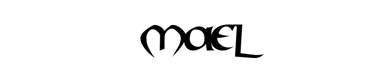 Mael font preview
