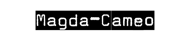 Magda-Cameo font preview