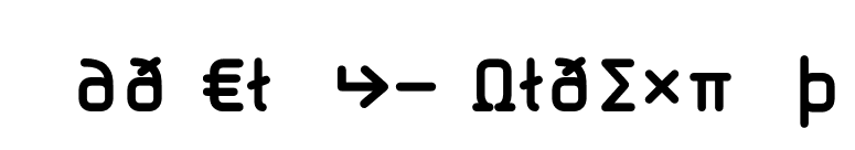 MagdaClean-BoldExpert font preview