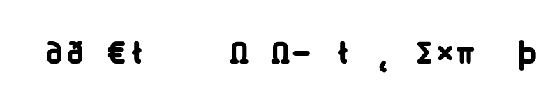 MagdaCleanMono-BlackExpert font preview