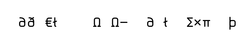 MagdaCleanMono-RegularExpert font preview