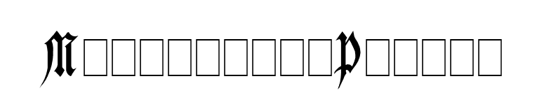 Magdelena Plain: font preview