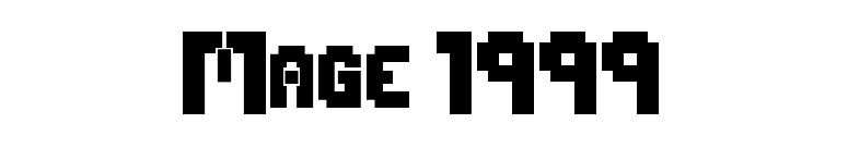 Mage 1999 font preview