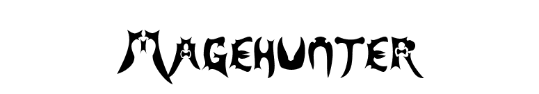 Magehunter font preview