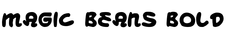 Magic Beans Bold font preview