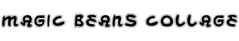 Magic Beans Collage font preview