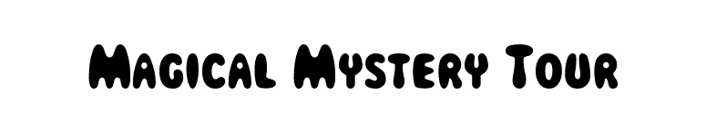 Magical Mystery Tour font preview
