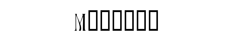 Maginot font preview