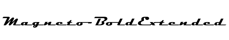 Magneto-BoldExtended font preview