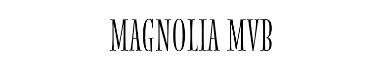Magnolia MVB font preview
