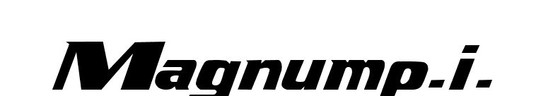 Magnump.i. font preview
