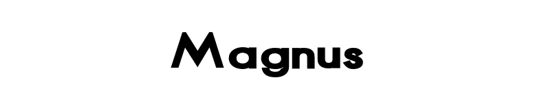 Magnus font preview
