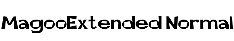 MagooExtended Normal font preview
