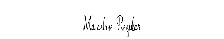 Maidstone Regular font preview
