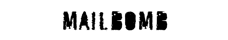 MailBomb font preview